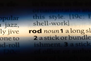 çubuk Word'de bir sözlük. çubuk kavramı.