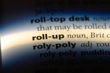 sözcüğü sözlüğe rulo. kavram rulo.