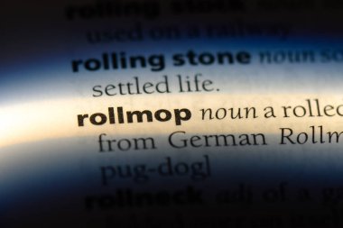 rollmop sözcük sözlüğe. rollmop kavramı.