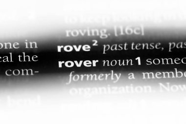 Rover Word'de bir sözlük. Rover kavramı.
