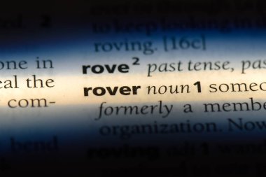 Rover Word'de bir sözlük. Rover kavramı.