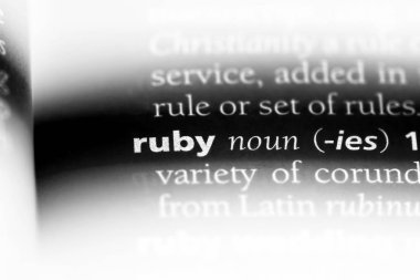 Ruby on Rails tek kelimeyle bir sözlük. Ruby on Rails kavramı.