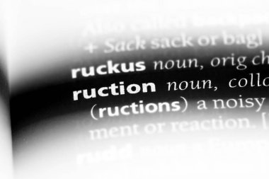 bir sözlüğü'ndeki argüman sözcüğü. karışıklık kavramı.