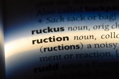 bir sözlüğü'ndeki argüman sözcüğü. karışıklık kavramı.