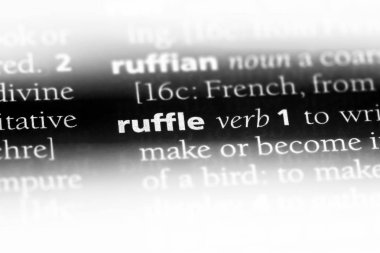 bir sözlüğü'ndeki sözcüğü fırfır. fırfır kavramı.