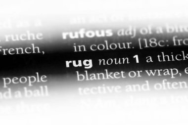 Halı Word'de bir sözlük. Halı kavramı.