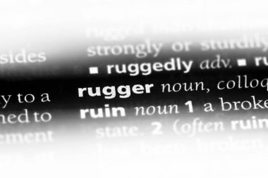 Ragbi Word'de bir sözlük. Ragbi kavramı.