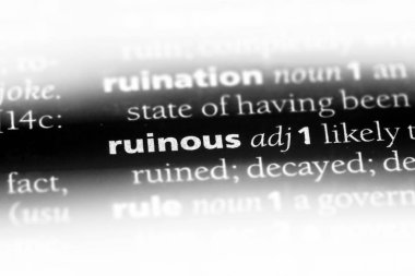 bir sözlüğü'ndeki yıkıcı sözcüğü. yıkıcı kavramı.