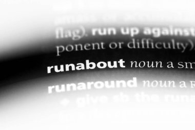 Runabout Word'de bir sözlük. Runabout kavramı.