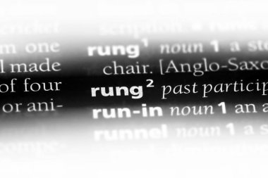 basamak Word'de bir sözlük. basamak kavramı.