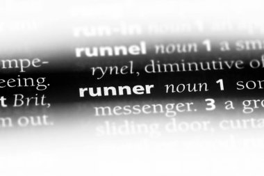 Runner Word'de bir sözlük. Runner kavramı.