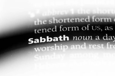 Sabbath Word'de bir sözlük. Sabbath kavramı.