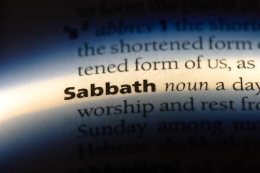 Sabbath Word'de bir sözlük. Sabbath kavramı.