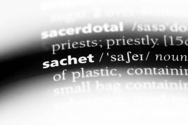 poşet Word'de bir sözlük. poşet kavramı.