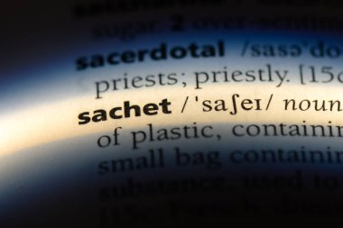 poşet Word'de bir sözlük. poşet kavramı.