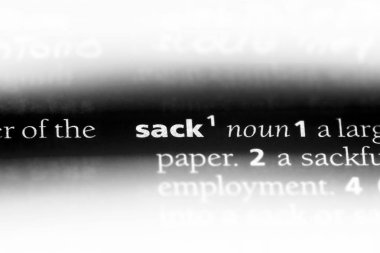 bir sözlüğü'ndeki sözcüğü çuval. çuval kavramı.