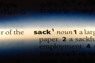 bir sözlüğü'ndeki sözcüğü çuval. çuval kavramı.