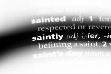 Sainty tek kelimeyle bir sözlük. Sainty kavramı.