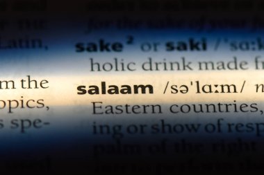 Salaam Word'de bir sözlük. Salaam kavramı.