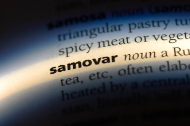 Semaver Word'de bir sözlük. Semaver kavramı.