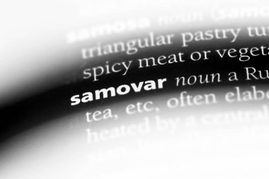 Semaver Word'de bir sözlük. Semaver kavramı.