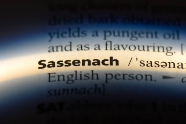 Sassenach sözcük sözlüğe. Sassenach kavramı.