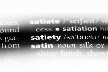 tokluk Word'de bir sözlük. tokluk kavramı.