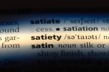 tokluk Word'de bir sözlük. tokluk kavramı.