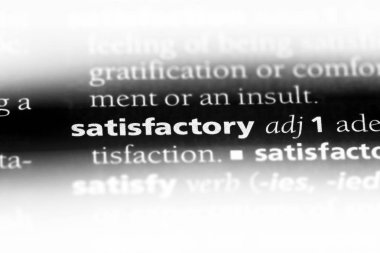 tatmin edici sözcük sözlüğe. tatmin edici kavramı.
