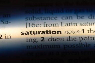 Doygunluk Word'de bir sözlük. Doygunluk kavramı.