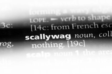 scallywag sözcük sözlüğe. scallywag kavramı.