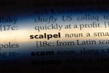 neşter Word'de bir sözlük. neşter kavramı.