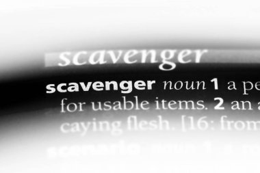 Çöpçü Word'de bir sözlük. Hazine kavramı.