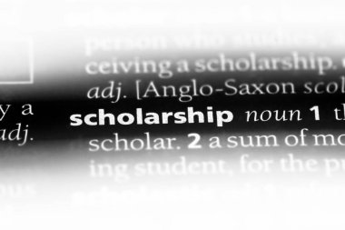 burs Word'de bir sözlük. burs kavramı.