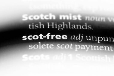 Scot ücretsiz kelime sözlüğe. Scot ücretsiz kavramı.