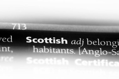 İskoç tek kelimeyle bir sözlük. İskoç kavramı.