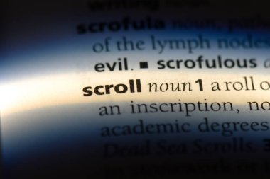 Sözlüğe sözcük kaydırma. kaydırma kavramı.