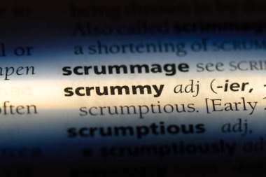 bir sözlüğü'ndeki Scrummy sözcüğü. Scrummy kavramı.