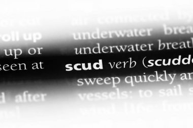 Scud Word'de bir sözlük. Scud kavramı.