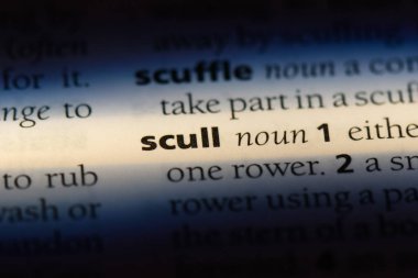 kürek Word'de bir sözlük. kürek kavramı.