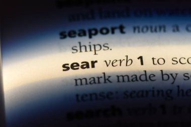 bir sözlüğü'ndeki sözcüğü sararmış. kurutmak kavramı.