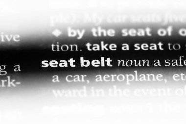 emniyet kemeri Word'de bir sözlük. emniyet kemeri kavramı.