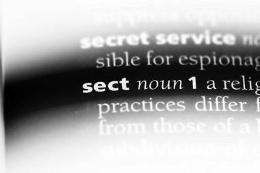 mezhep Word'de bir sözlük. mezhep kavramı.