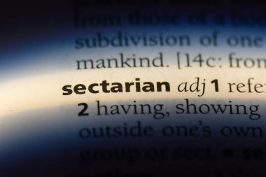 bir sözlüğü'ndeki mezhep sözcüğü. mezhep kavramı.