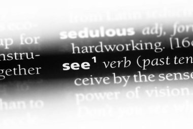 sözcük sözlüğe bakın. kavram görmek.