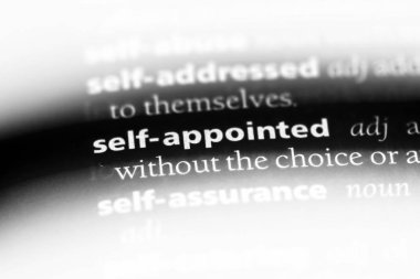 kendini tayin tek kelimeyle bir sözlük. kendini tayin kavramı.