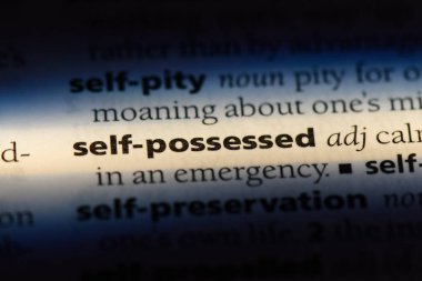 kendini ele geçirilmiş Word'de bir sözlük. kendini ele geçirilmiş kavramı.