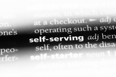 kendi kendine hizmet Word'de bir sözlük. kendi kendine hizmet kavramı.