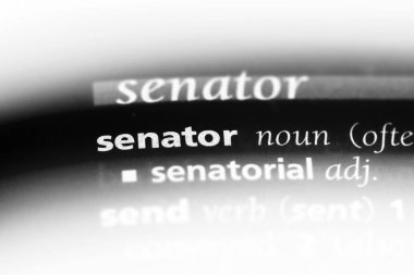 Senatör Word'de bir sözlük. Senatör kavramı.
