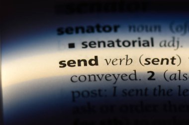 sözcük sözlükte gönderin. kavram göndermek.